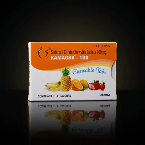 Kamagra Chewable Tabs คืออะไร เคี้ยวตอนไหน ใช้แก้อะไรและผลข้างเคียง