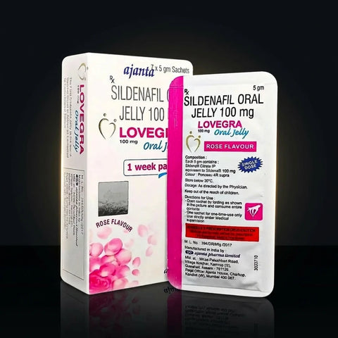 Lovegra Oral Jelly คืออะไร กินตอนไหน ใช้แก้อะไรและผลข้างเคียง