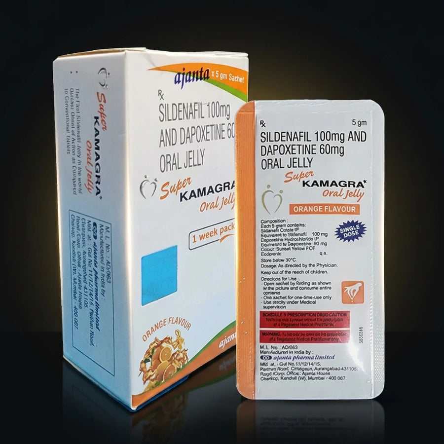 Super Kamagra Oral Jelly คืออะไร กินตอนไหน ใช้แก้อะไรและผลข้างเคียง